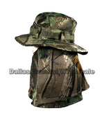 Hunting Buckets Hats with Cloak Wholesale - Dallas General Wholesale