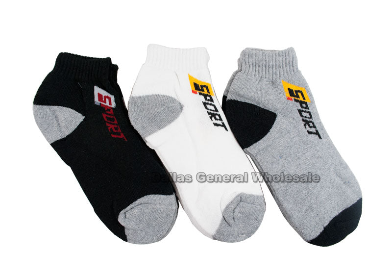 Casual Ankle Sports Socks Wholesale - Dallas General Wholesale