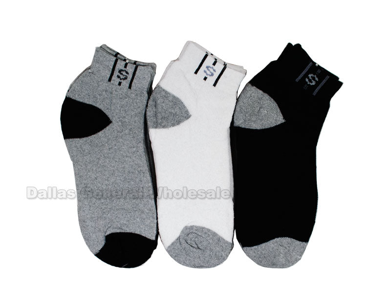 Men's Ankle Cotton Casual Socks Wholesale - Dallas General Wholesale