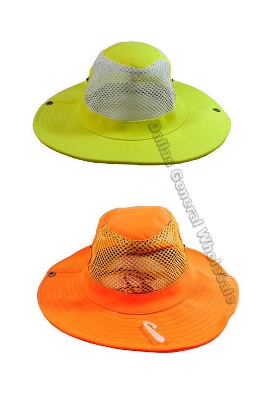Neon Color Mesh Bucket Hats Wholesale - Dallas General Wholesale