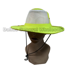 Neon Color Mesh Bucket Hats Wholesale - Dallas General Wholesale