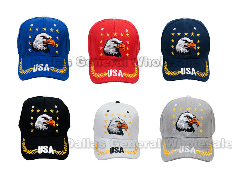 USA Eagle Casual Baseball Caps Wholesale - Dallas General Wholesale