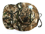 Forest Camouflage Bucket Hat with Flap Neck Cover - Dallas General Wholesale