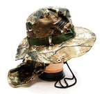 Forest Camouflage Bucket Hat with Flap Neck Cover - Dallas General Wholesale