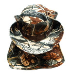 Forest Camouflage Bucket Hat with Flap Neck Cover - Dallas General Wholesale