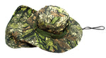 Forest Camouflage Bucket Hat with Flap Neck Cover - Dallas General Wholesale