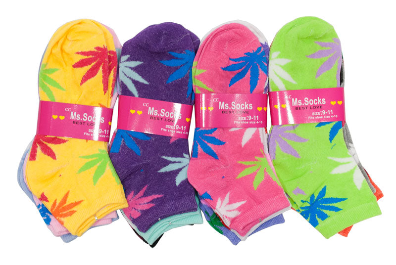 Ladies Casual Funky Ankle Socks - Dallas General Wholesale