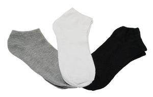 Ladies Solid Color No Show Sports Socks - Dallas General Wholesale