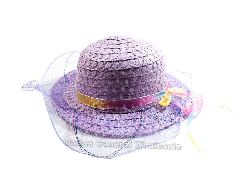 Little Girls Straw Hats Wholesale - Dallas General Wholesale