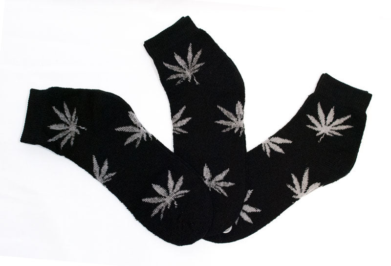 Marijuana Printed Mens Ankle Casual Socks - Dallas General Wholesale
