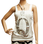 Q for Queen Initial Sleeveless Fashion Blouse - Dallas General Wholesale