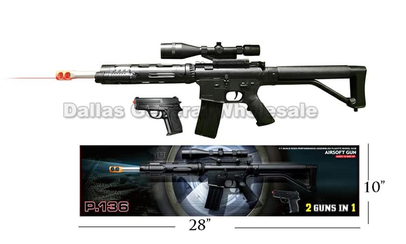 BB Machine Guns w/ Pistol Gun Set Wholesale