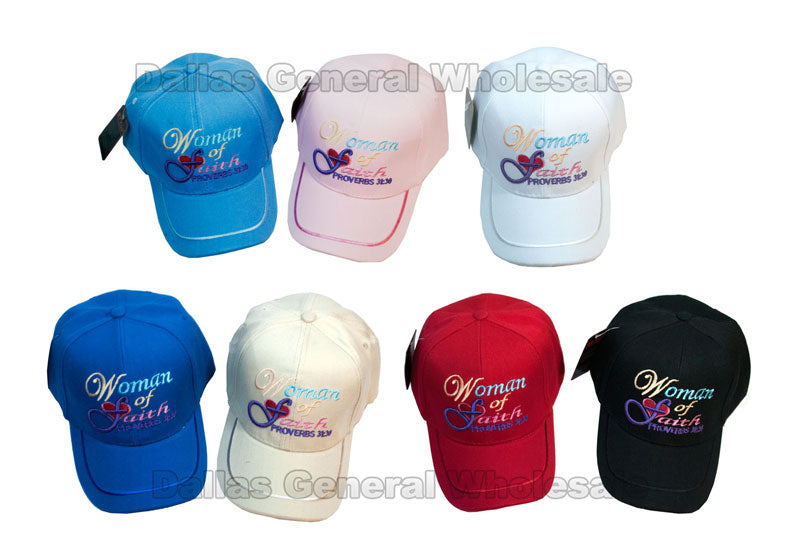 cheap-bulk-wholesale-headwear-adult-high-quality-women-woman-of-faith ...