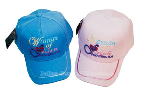 "Woman of Faith" Casual Baseball Caps Wholesale - Dallas General Wholesale