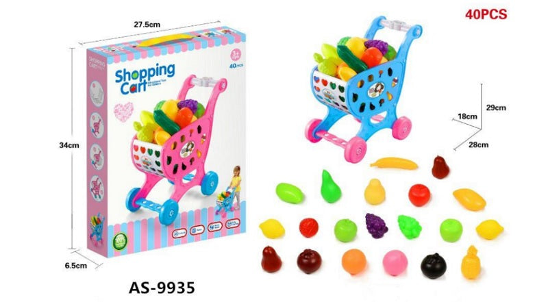 9935 Toy Fruits Shopping Cart Wholesale - Dallas General Wholesale