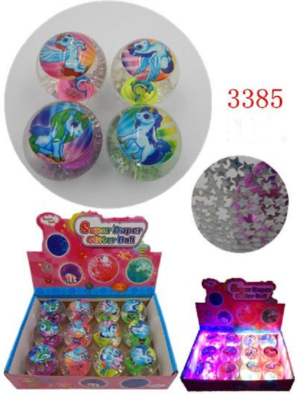 Glitter Unicorn Bounce Balls Wholesale - Dallas General Wholesale