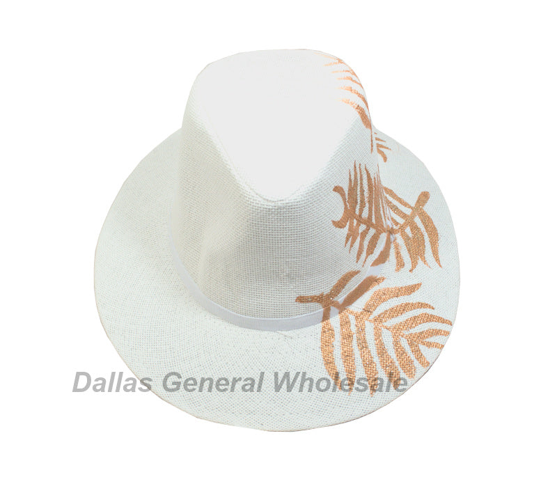 Adults Fern Leave Straw Dress Hats Wholesale Adults Fern Leave Straw Dress Hats Wholesale
