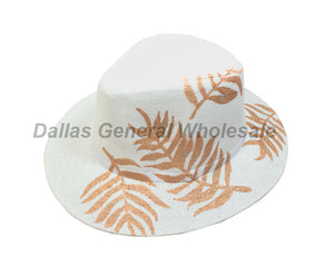 Adults Fern Leave Straw Dress Hats Wholesale Adults Fern Leave Straw Dress Hats Wholesale