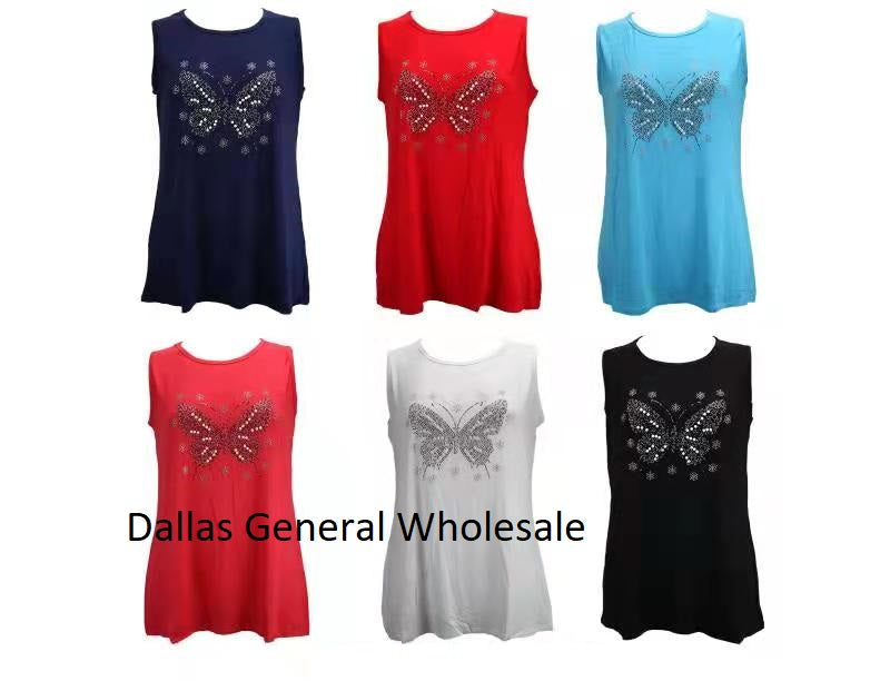 Ladies Casual Butterfly Blouses Wholesale