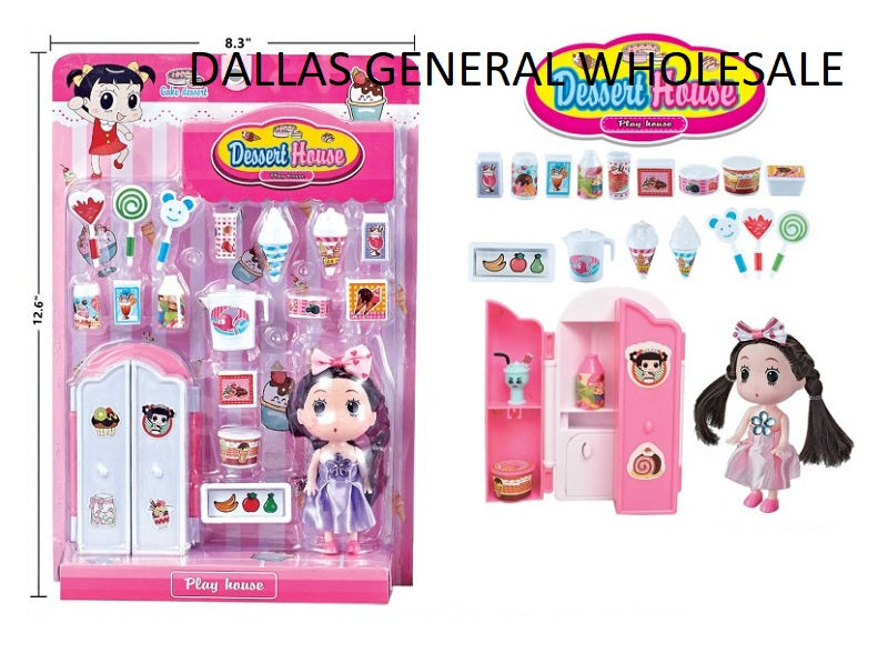 18 PC Toy Dessert House Play Sets Wholesale