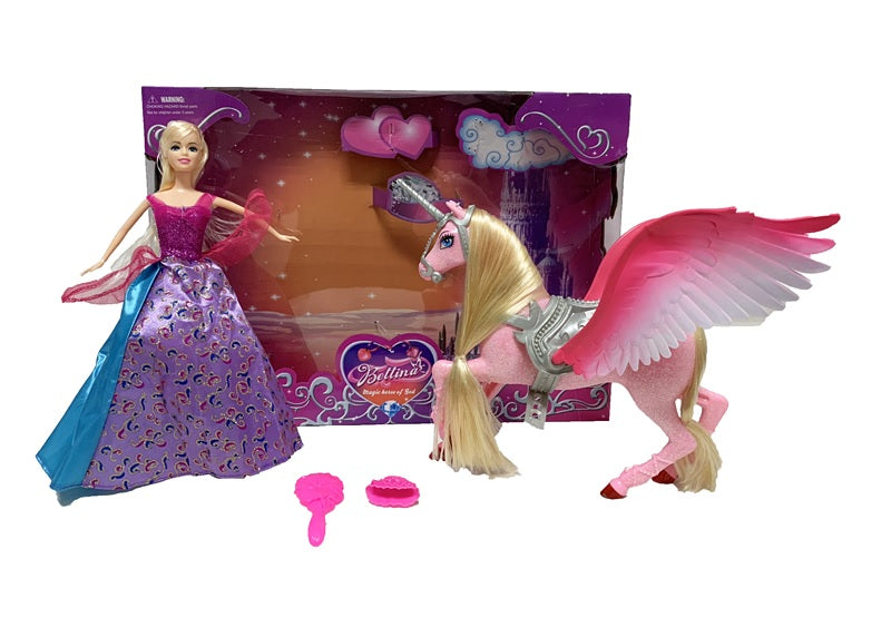 Princess with Unicorn Play Set Wholesale - Dallas General Wholesale