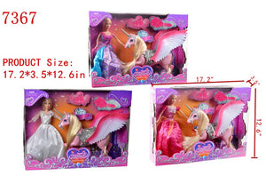 Princess with Unicorn Play Set Wholesale - Dallas General Wholesale
