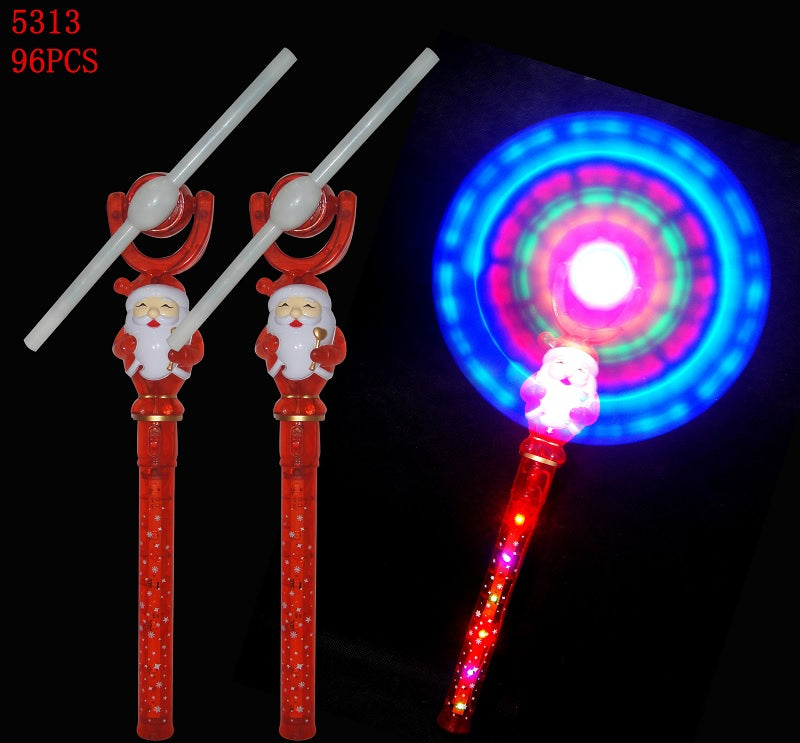 Santa Claus Light Up Windmill Wands Wholesale - Dallas General Wholesale